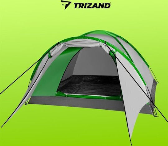 Trizand Χειμερινή Σκηνή Camping Igloo Πράσινη για 4 Άτομα 320x200x140εκ.