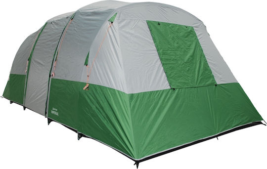 Bigfour Imperial Σκηνή Camping Πράσινη με Διπλό Πανί 3 Εποχών για 10 Άτομα 565x270x200εκ.