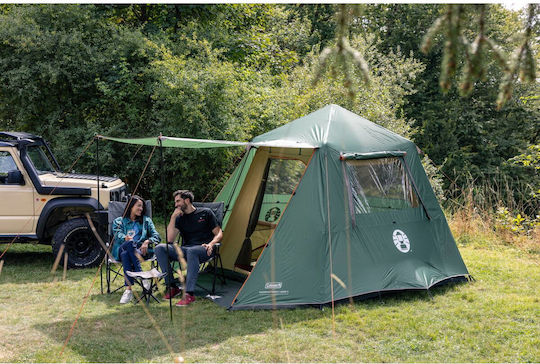 Coleman FastPitch Lodge 4 Cort De Camping Kaki Cu Dublu Material 4 Anotimpuri Pentru 4 Persoane 320x250x200cm