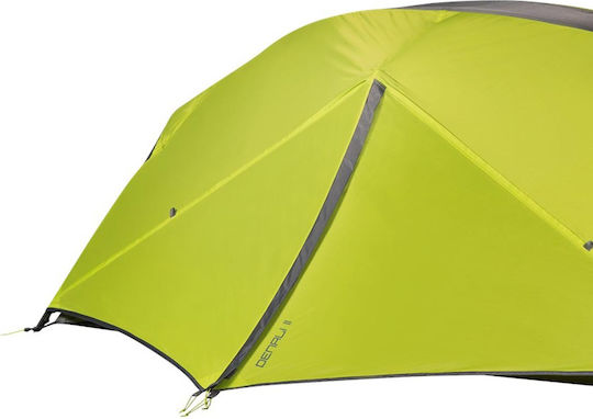 Salewa Denali Ii Σκηνή Camping Igloo Ορειβασίας Πράσινη με Διπλό Πανί 4 Εποχών για 2 Άτομα Αδιάβροχη 3000mm 210x120x100εκ.