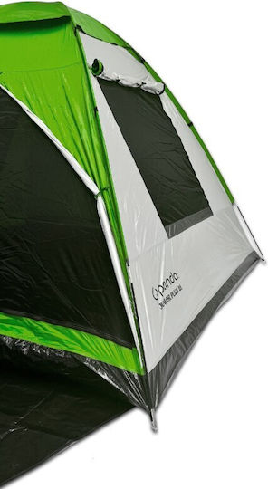 Panda Junior Plus Iii Camping Tent Igloo Green for 4 People 210x240x160cm