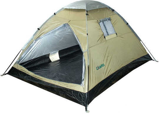 Campus 110-1155 Rio Summer Camping Tent Igloo Beige for 3 People 150x205x105cm