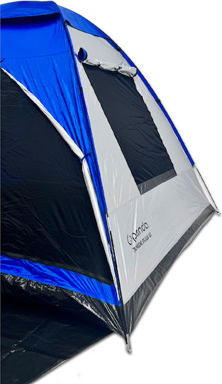Panda Junior Plus III Summer Camping Tent Igloo Blue for 4 People 210x240x160cm