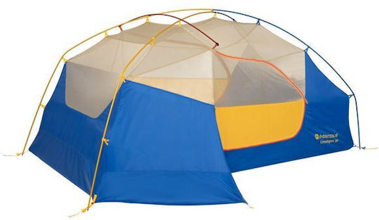 Marmot Limelight 2p Camping Tent Igloo Mountaineering Green with Double Cloth 3 Seasons for 2 People Waterproof 2000mm 224x140x109cm