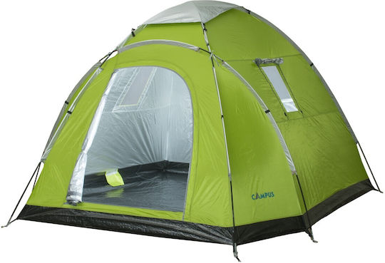 Campus Caledonia Summer Camping Tent Igloo Green For 5 People 240x240x175cm