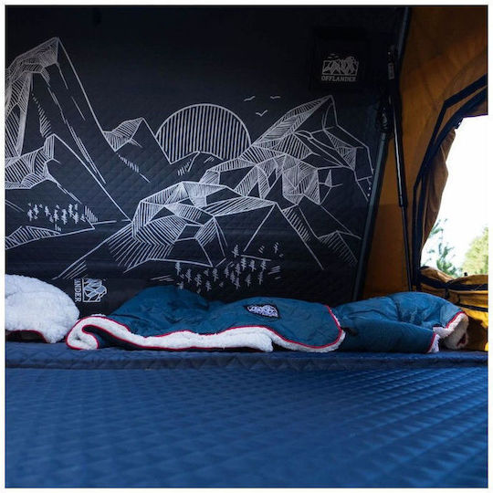 Offlander Fold 4 Sand Cort De Camping Pentru Automobil Maro 3 Anotimpuri Pentru 2 Persoane 210x210x100 cm