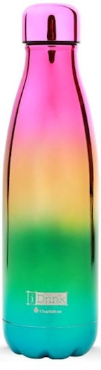 Total Gift Kids Water Bottle Aluminium with Screw Cap Non Spill 500ml