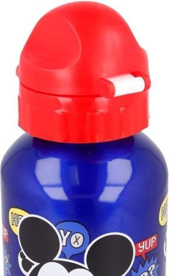 Stor Mickey Mouse Kids Water Bottle Set made of Aluminium Mickey Blue 500ml