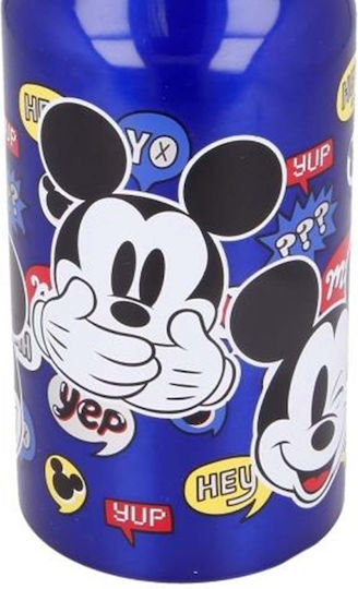 Stor Mickey Mouse Kids Water Bottle Set made of Aluminium Mickey Blue 500ml