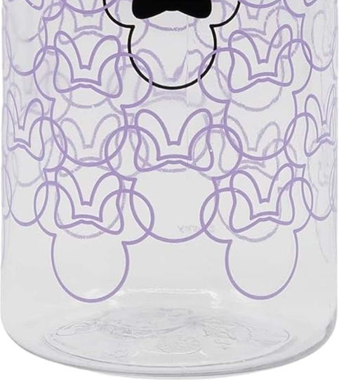 Stor Sticlă pentru Copii Minnie Plastic Alb 850ml