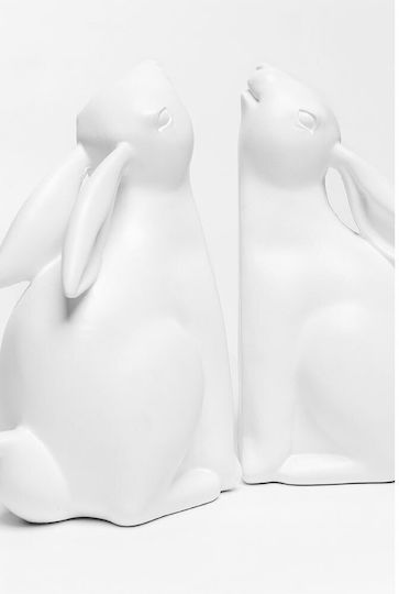 Поставка за книги в Бял Цвят 2бр 9x18x5см.