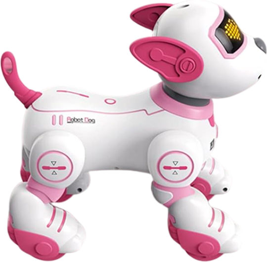 Techkidz Remote Control Animated Dog Sound Light Effects Roxy Model White