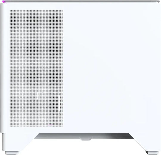 Montech King 15 Pro Gaming Mini Tower Computer Case with Side Window White