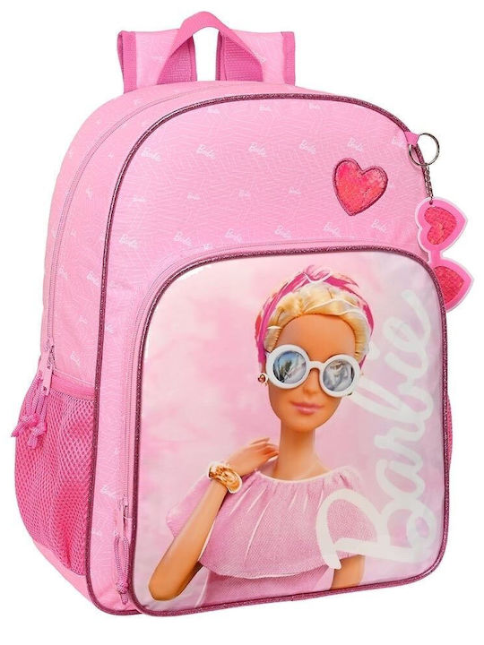 Barbie Schulranzen Trolley Kindergarten Rosa mit Flaschenhalter 10Liter