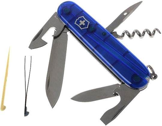 Victorinox Spartan Schweizer Armee-Messer Schlüsselanhänger Blau