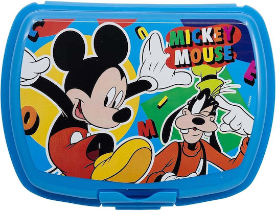 Mickey Mouse Clubhouse Recipient pentru copii din plastic Mickey Albastru deschis