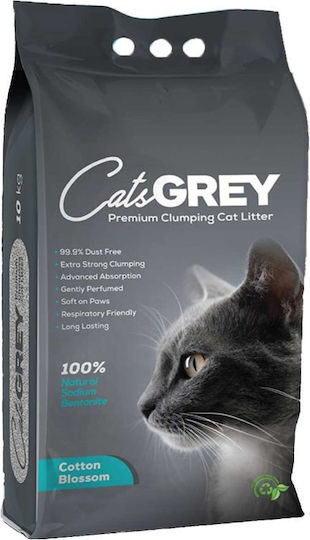 Cat's Grey Бентонитен котешки пясък с аромат Fresh 10кг