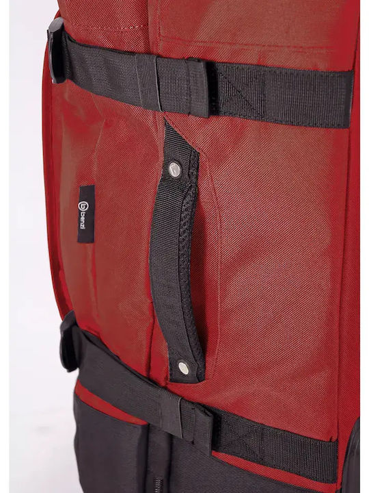 Benzi Travel Suitcases Red with 2 Wheels Set of 3pcs BZ5850