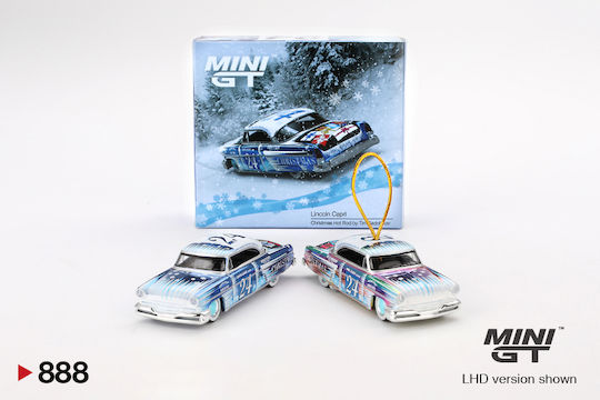 Mini Gt 1/64 Lincoln Capri Crăciun Hot Rod de Tim Sadchikov Ediție Limitată 2024 Mgt00888-l