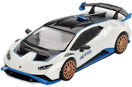 Mini Gt 1/64 2023 Lamborghini Huracan Sto Bianco Asopo #788