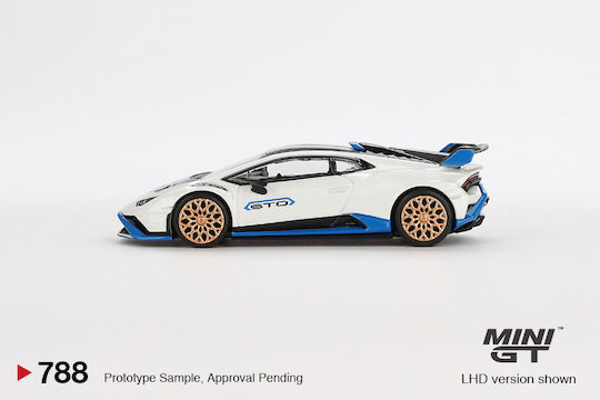 Mini Gt 1/64 2023 Lamborghini Huracan Sto Bianco Asopo #788