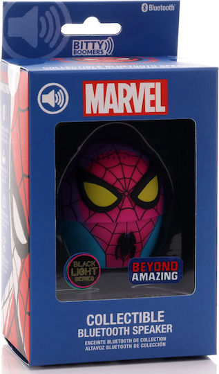 Bitty Boomers Spiderman Bluetooth-Lautsprecher mit Akkulaufzeit bis zu 4 Stunden Mehrfarbig