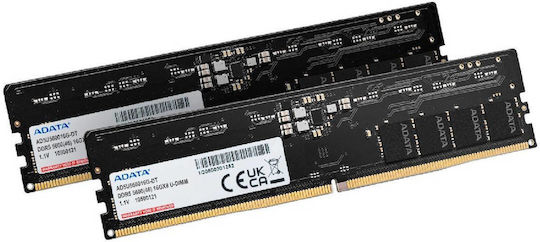 Adata DDR5 32GB RAM με 2x16GB Modules και Ταχύτητα 5600 για