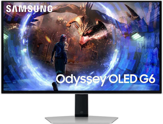Samsung Odyssey G6 G60F IPS HDR Gaming Monitor 27" QHD 2560x1440 350Hz με Χρόνο Απόκρισης 1ms GTG