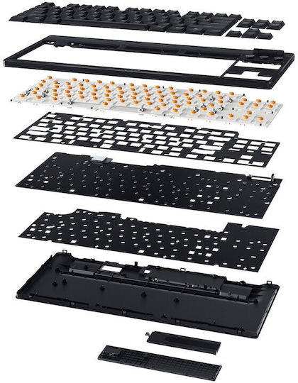 Razer BlackWidow V4 Low Profile Wireless Gaming Mechanical Keyboard Tenkeyless with Razer Green Switches and RGB Lighting English US