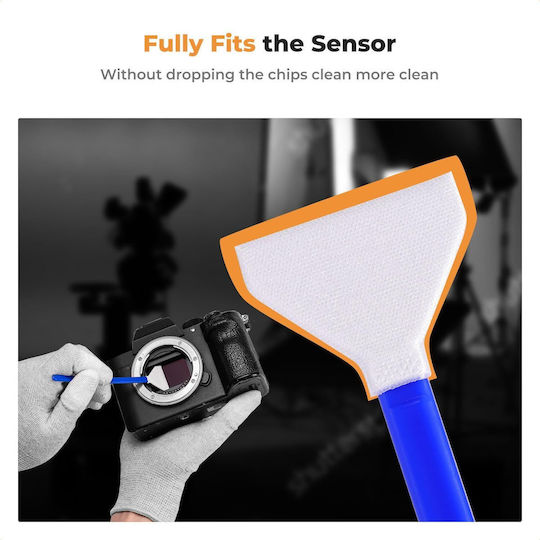 K&f Concept Professional Dslr Slr Digital Camera Sensor Cleaning Swabs Aps-c Type Sensors 20 X 16mm Swabs Sku.1695