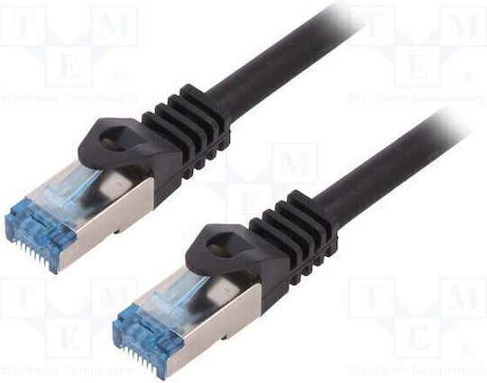 LogiLink Flat S/FTP Cat.7 (10Gbps) Network Cable Ethernet 5m Black