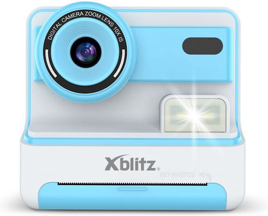 INSXBZFLASH_BLUE Детски Фотоапарат с Термален Печат Синя