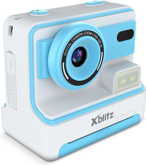 INSXBZFLASH_BLUE Детски Фотоапарат с Термален Печат Синя