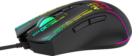 Wozinsky WMGK-7200 RGB Gaming Maus 7200 DPI Schwarzes