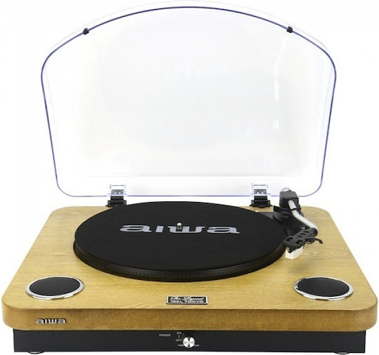 Aiwa LPS-25WD Πικάπ Καφέ