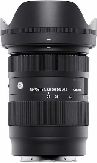 Sigma Full Frame Camera Lens 28-70mm f/2.8 DG DN Contemporary Standard Zoom for Sony E Mount Black