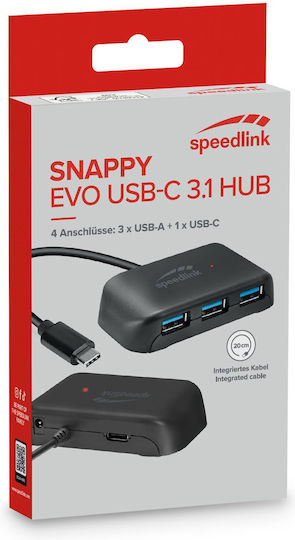 Speed USB-Hub 3 Anschlüsse USB 3.1 mit USB-C Anschluss