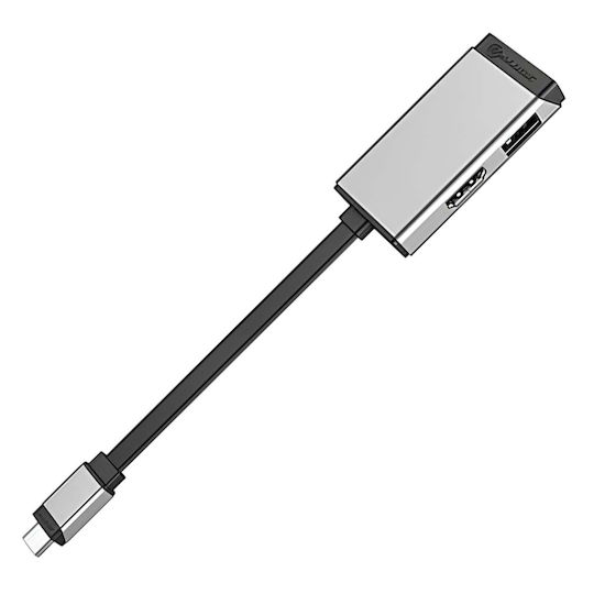 Alogic Magforce Duo 2-In-1 USB-C Docking Station με HDMI 4K PD Ασημί