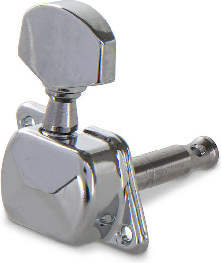 Gewa Gewa Stimmwirbel für Akustische Gitarre Fire&Stone Akustische Gitarre Tuning Keys Chrom Geschlossen Metallknöpfe