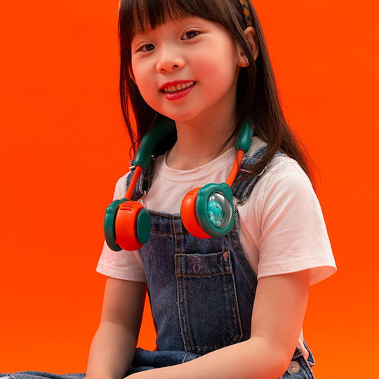 Ventilator Pentru Gât Pentru Copii Techkidz Model Airspace Verde
