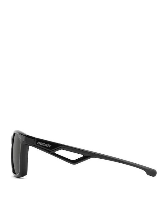Carrera Unisex Sunglasses with Black Horn-Rimmed Frame and Grey Lenses 065/S 807/IR