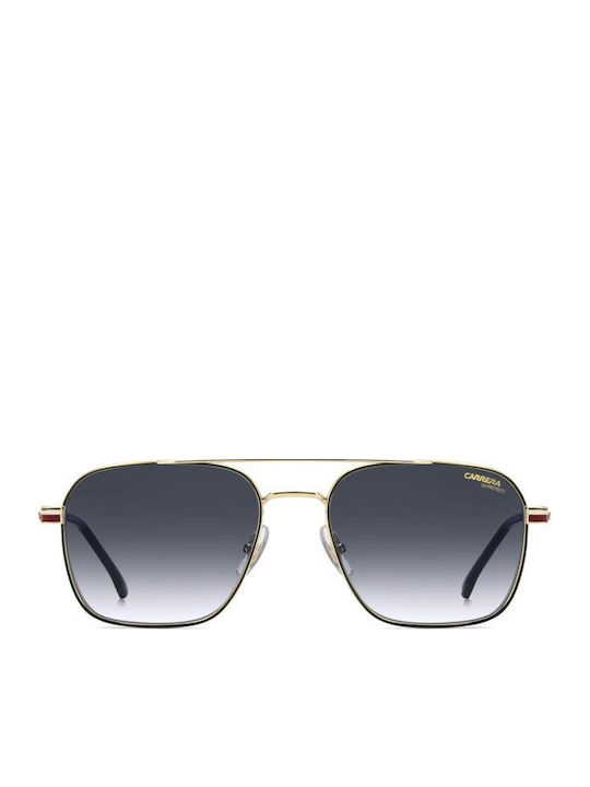 Carrera Unisex Sunglasses with Gold Metallic Frame and Grey Lens 379/S W3J/08