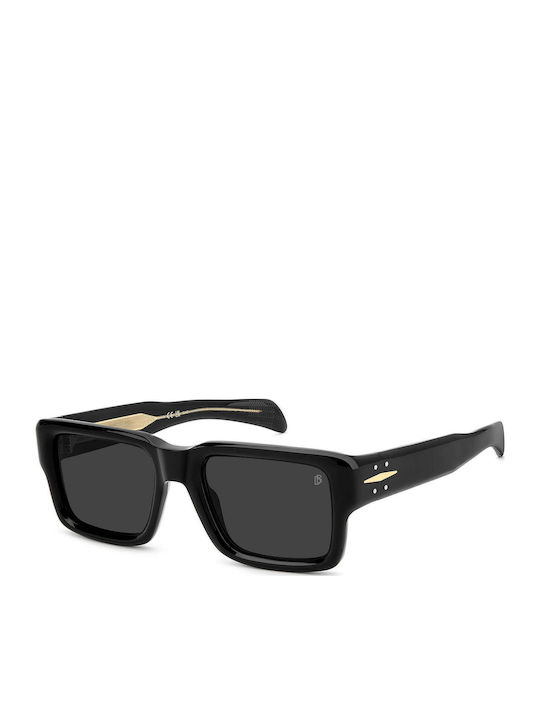 David Beckham Men's Sunglasses with Black Plastic Frame
