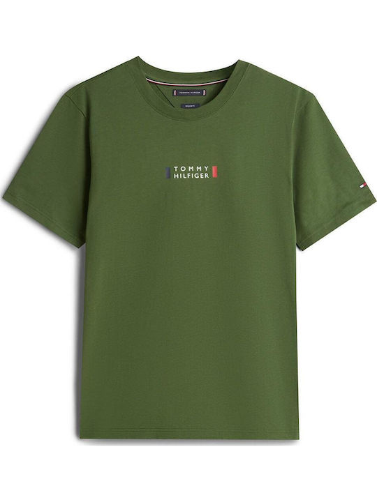 Neck Тениска Green