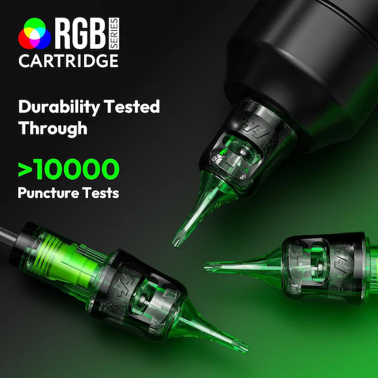 Set 50 Ace De Tatuaj Profesionale De Unică Folosință Hawink #12 Rgb Rotunde Standard Magnum 0.35 Mm 6 Tipuri Modul Ac 3rl 5rl 7rl 7rm 9rm 15rm Accesorii Din Oțel Inoxidabil Pentru Începători Artiști En20-fg-50kit-u