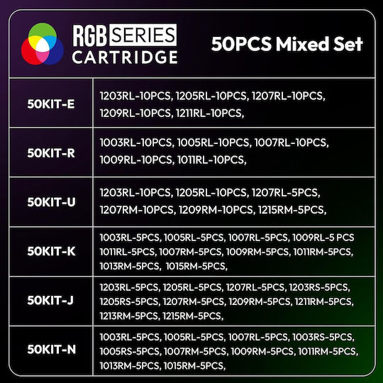 Set 50 Ace De Tatuaj Profesionale De Unică Folosință Hawink #12 Rgb Rotunde Standard Magnum 0.35 Mm 6 Tipuri Modul Ac 3rl 5rl 7rl 7rm 9rm 15rm Accesorii Din Oțel Inoxidabil Pentru Începători Artiști En20-fg-50kit-u