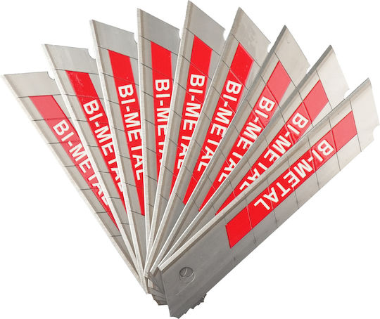 7556.1-bim Set 10 Bi-metal Cutter Blades 18 Mm Code 902776