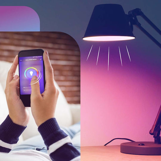 Alecto Smart-bulb10 Led Color Connected Bulb Wi-fi White