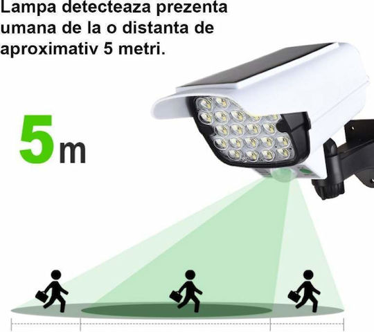 Montat pe perete Lampă Solară cu Senzor de Mișcare și Telecomandă IP65 11bucx9bucx18.5buccm