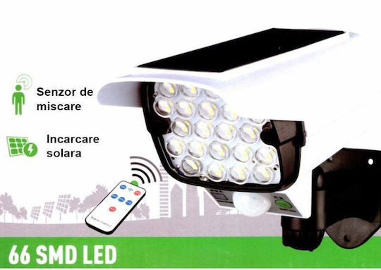 Montat pe perete Lampă Solară cu Senzor de Mișcare și Telecomandă IP65 11bucx9bucx18.5buccm